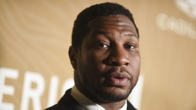 Jonathan Majors arrives at the American Black Film Festival Honours on March 5, 2023, at 1 Hotel in West Hollywood. Photo / AP