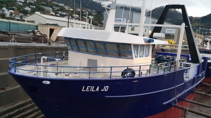 The Leila Jo in dry-dock prior to the accident. Photo / Supplied