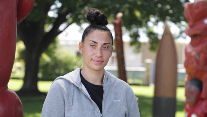Māori-Frenchwoman and registered nurse Mahina Adams wants the unvaccinated in Hawke's Bay to know that Covid is not a joke and should be taken seriously. (Photo / Warren Buckland)
