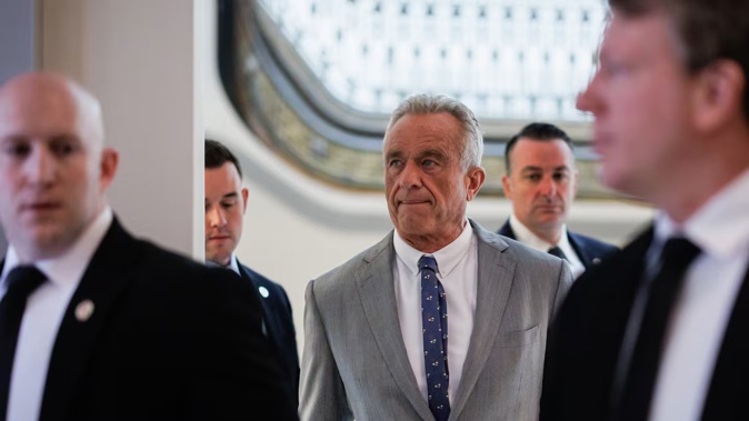 Robert F. Kennedy jnr dismissed all 17 members of a key advisory committee last week. Photo / Getty Images