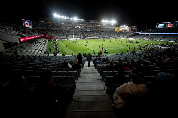 There were plenty of empty seats at Eden Park. (Photo / Dean Purcell)