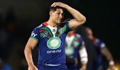 Roger Tuivasa-Sheck of the Warriors. (Photo by Hannah Peters/Getty Images)