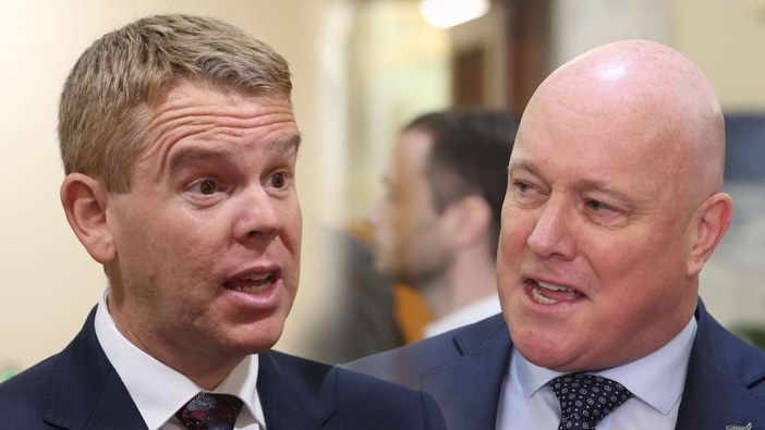 Prime Minister Christopher Luxon attacked Labour leader Chris Hipkins on Tuesday. Photo / Mark Mitchell