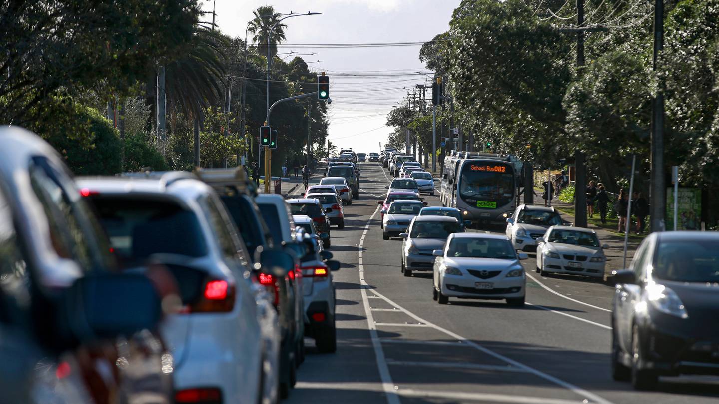 Cars will be banned from parking on streets like Lake Rd under the draft parking strategy. Photo / File