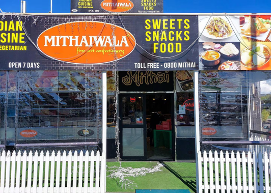 Staff at the Mithaiwala Restaurant on Sandringham Rd were attacked during a robbery at the restaurant. Photo / David WIlliams