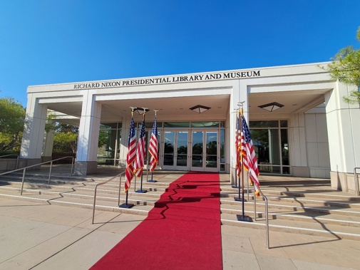 Nixon Presidential Library Exterior. Photo / Mike Yardley