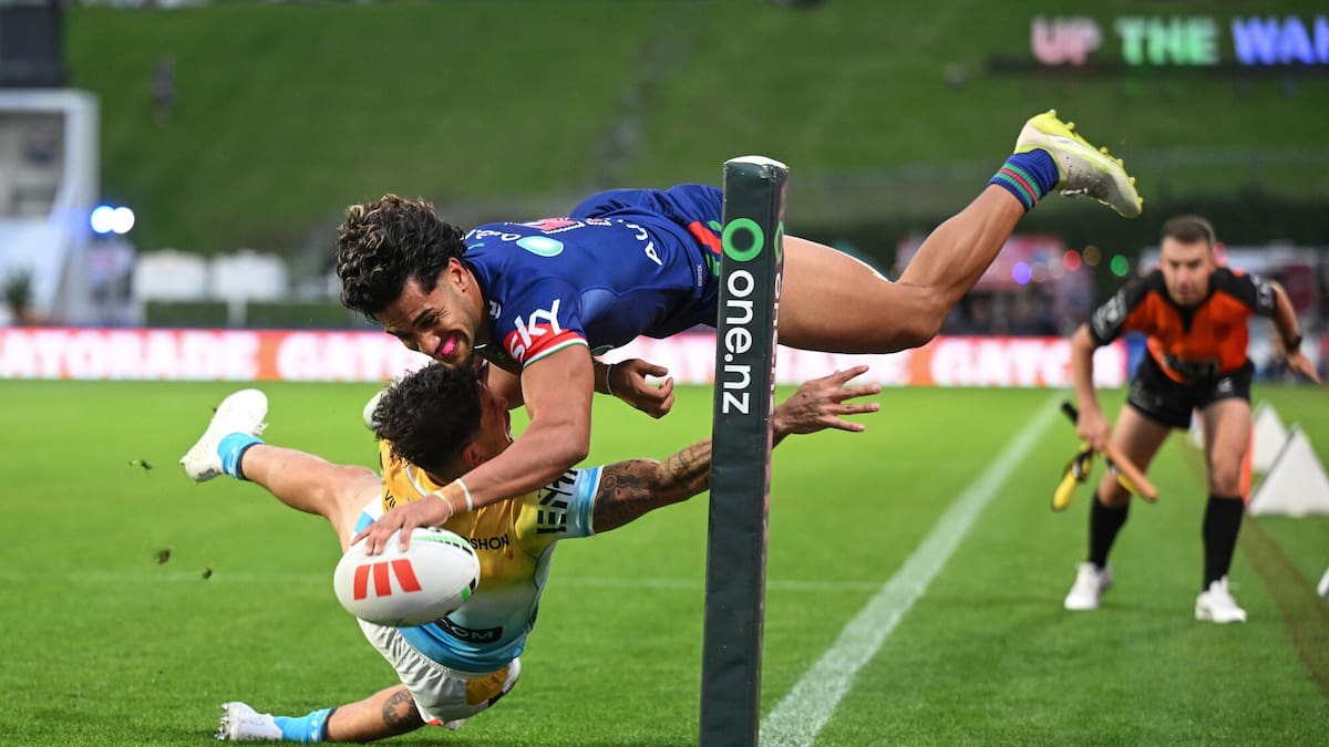 'It was awesome': Warriors celebrate victory over Gold Coast Titans 