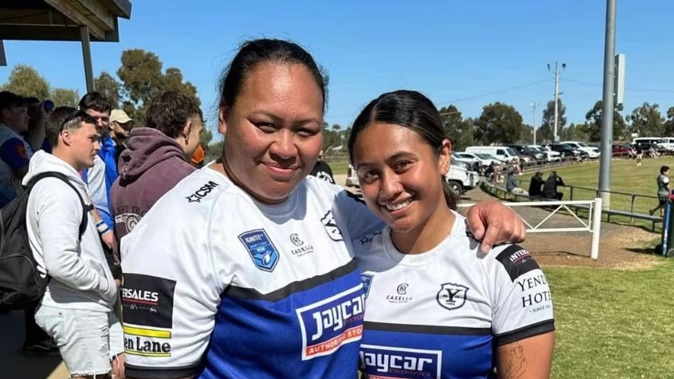 Lumepa Amiatu Laweloa (left) died after she collapsed during an F45 class.