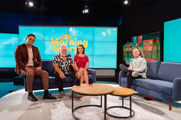 Jono Pryor stars as struggling TV host Vince alongside other Kiwi acting royalty. Photo / Zara Staples