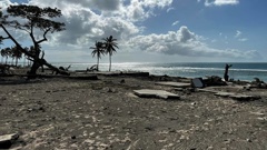 Western coastal area from Ha'atafu to Vakaloa in Tonga. (Photo / Supplied)