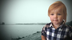 Lachie Jones, aged 3, was found dead in an oxidation pond near his Gore home. Composite image / Paul Slater
