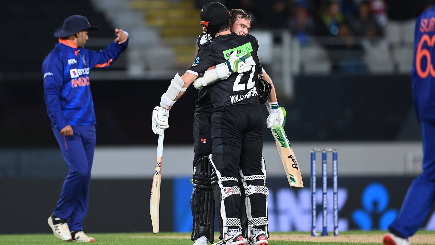 Eden Park's Super Bash gives fans the opportunity to emulate their idols like Kane Williamson. Photo / photosport.nz
