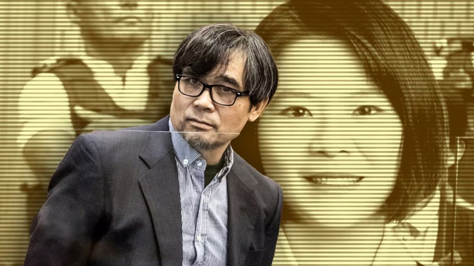 Chinese national Tingjun Cao, 53, is accused of murdering Christchurch real estate agent Yanfei Bao. Photo / Pool / Composite