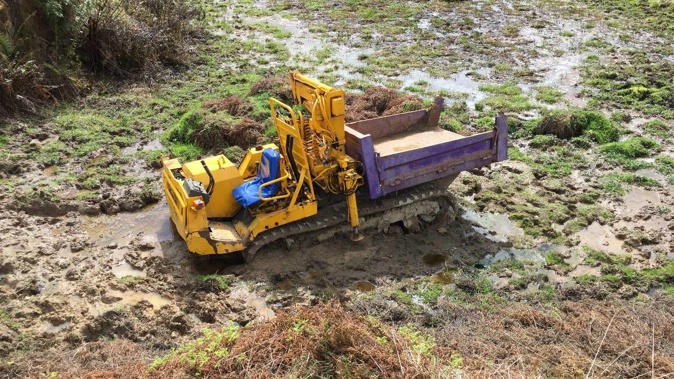 Charges against Adrian Page and Julie Crosbie alleged they disturbed wetlands and deposited substances into water. Photo / Greater Wellington Regional Council