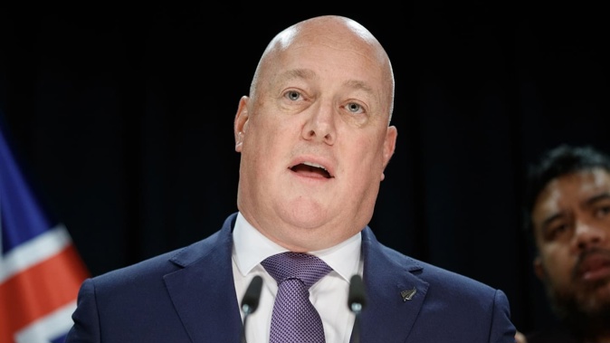 Prime Minister Christopher Luxon before the tabling of the Royal Commission of Inquiry into Abuse in Care at Parliament. Photo / Mark Mitchell