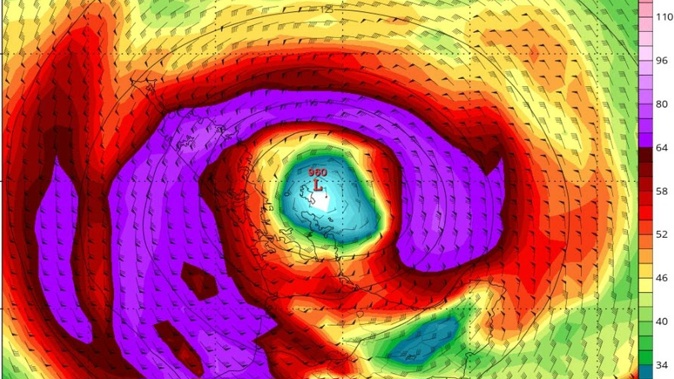 Various weather models put New Zealand in the firing line of the tropical cyclone forming in the Coral Sea. Photo / Supplied