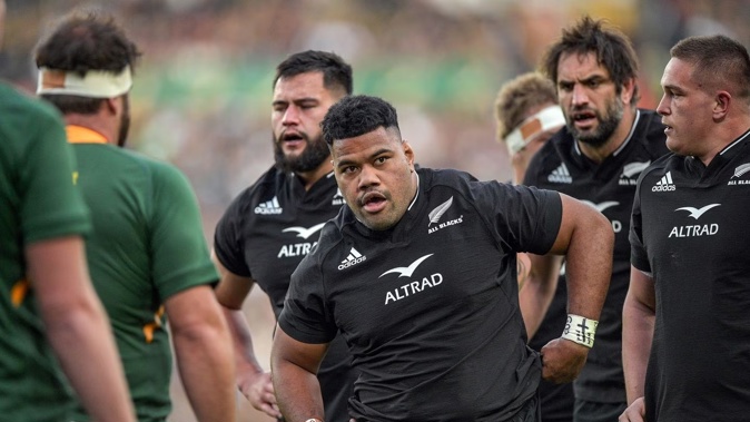 Samisoni Taukei’aho during the All Blacks' test against South Africa last year. Photo / Photosport