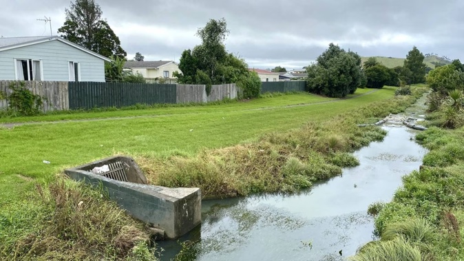 Kāinga Ora homes in Māngere's Ventura St, Pito Place and Elmdon St are less than 100m from Te Ararata Creek, which regularly floods during bad weather. Photo / LDR