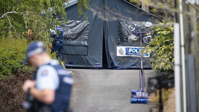 A police homicide investigation is under way after a woman was found dead in a Mt Pleasant, Christchurch house. Photo / George Heard