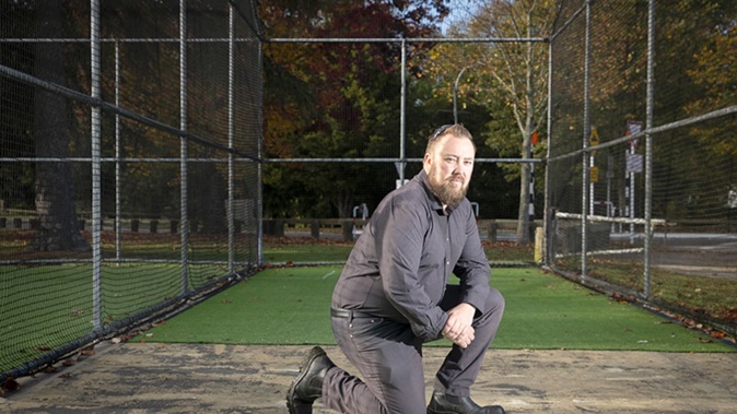 Rotorua Cricket Association chairman Paul Wylie is annoyed the cricket nets have been vandalised again. Photo / Andrew Warner