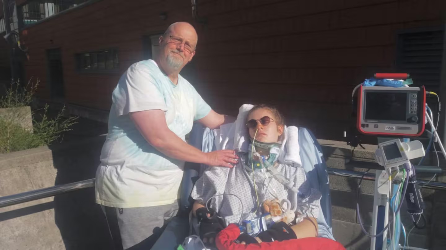 Bridie Young suffered life-changing injuries at age 19 when the intoxicated driver of a car she was in hit a tree. Photo / Supplied