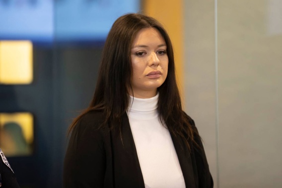 Natalie Jane Bracken in the dock at her 2021 trial in the High Court at Auckland. Photo / Brett Phibbs