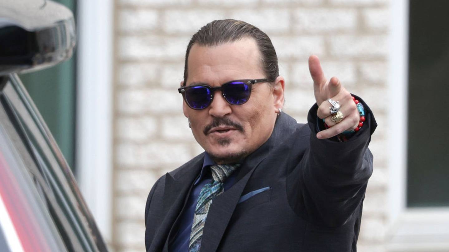 Actor Johnny Depp arrives at the Fairfax County Courthouse in May 2022. Photo / Getty Images