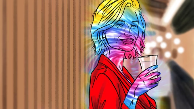 Use of MDMA, also commonly known as ecstasy, E or Molly, has been on the rise in New Zealand, with about 4% of Kiwis reporting having tried the controlled Class B substance recently. Illustration / Paul Slater