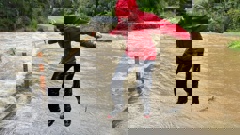 Floodwaters from ex-cyclone Hale swamped a road in Kauaeranga Valley in the Coromandel. Photo / Ninette Birck