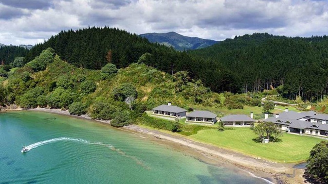 Helena Bay Lodge owned by Russian oligarch Alexander Abramov. Photo / RNZ