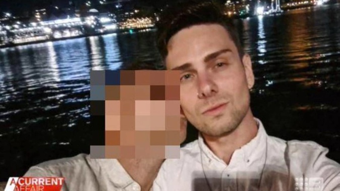 Luke Allen is pictured with his partner before their sudden break-up. Photo / A Current Affair