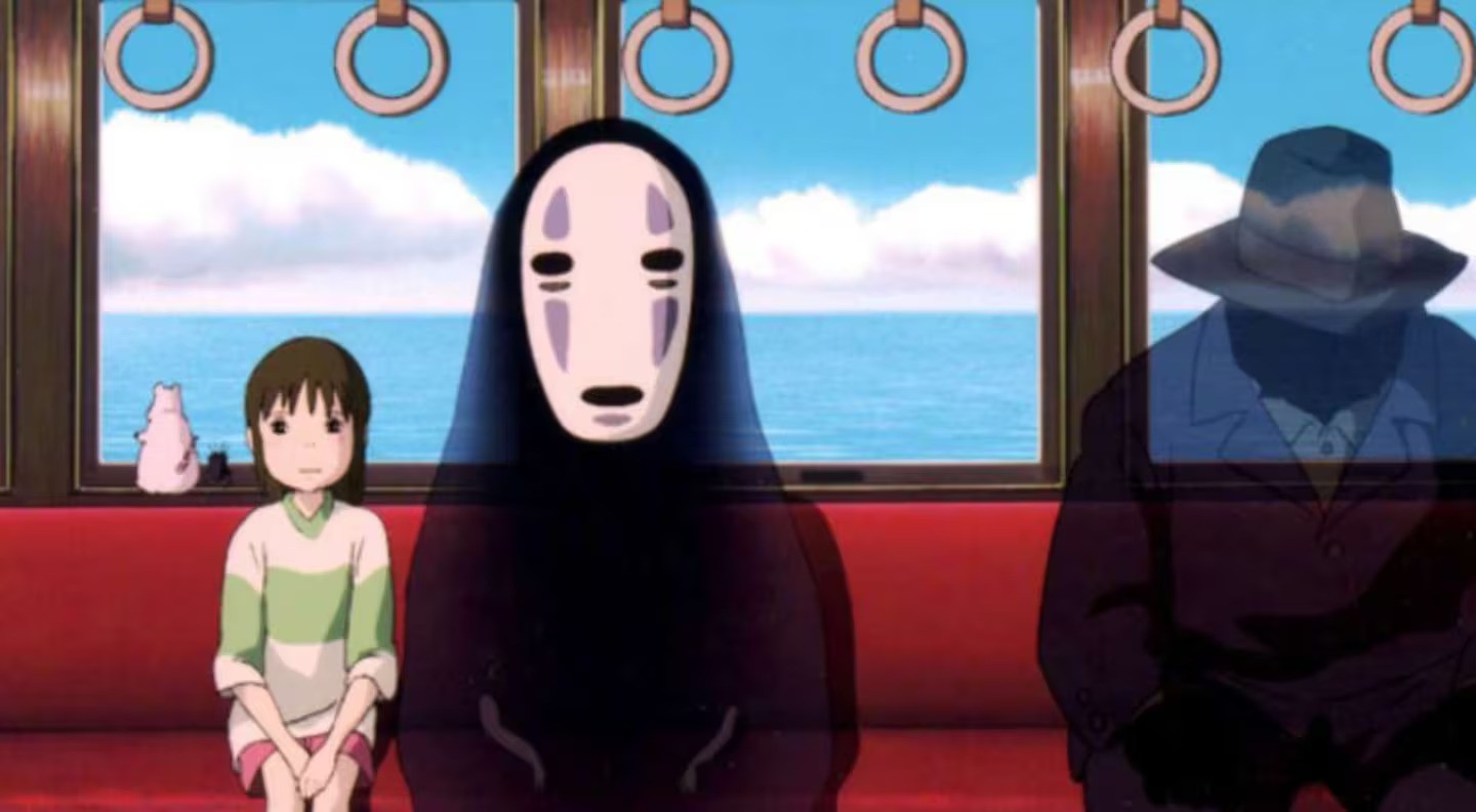 A scene from Hayao Miyazaki's 'Spirited Away'.