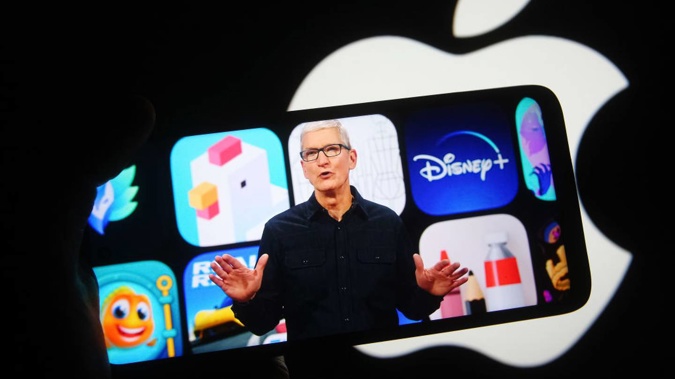 Apple CEO Tim Cook at his company's virtual Worldwide Developers Conference in June. (Photo / Getty Images)