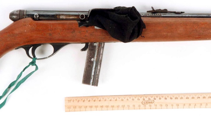The firearm used in the attempted murder of Karl Anders Nyman in 2002. Photo / Supplied