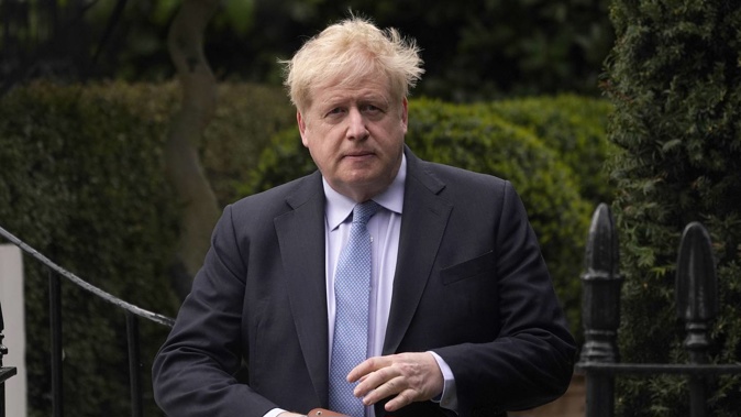 Former UK PM Boris Johnson. Photo / AP