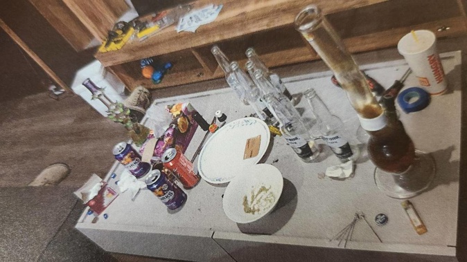 Evidence of drug use was everywhere. Photo / Supplied