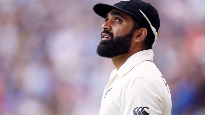 Ajaz Patel. Photo / Getty Images