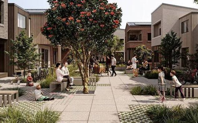 Artist impression of the Sunfield development in Papakura. (Photo / Winton)