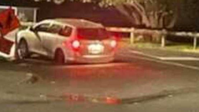 One of the vehicle involved in Monday morning's burnouts in the street. Photo / Supplied