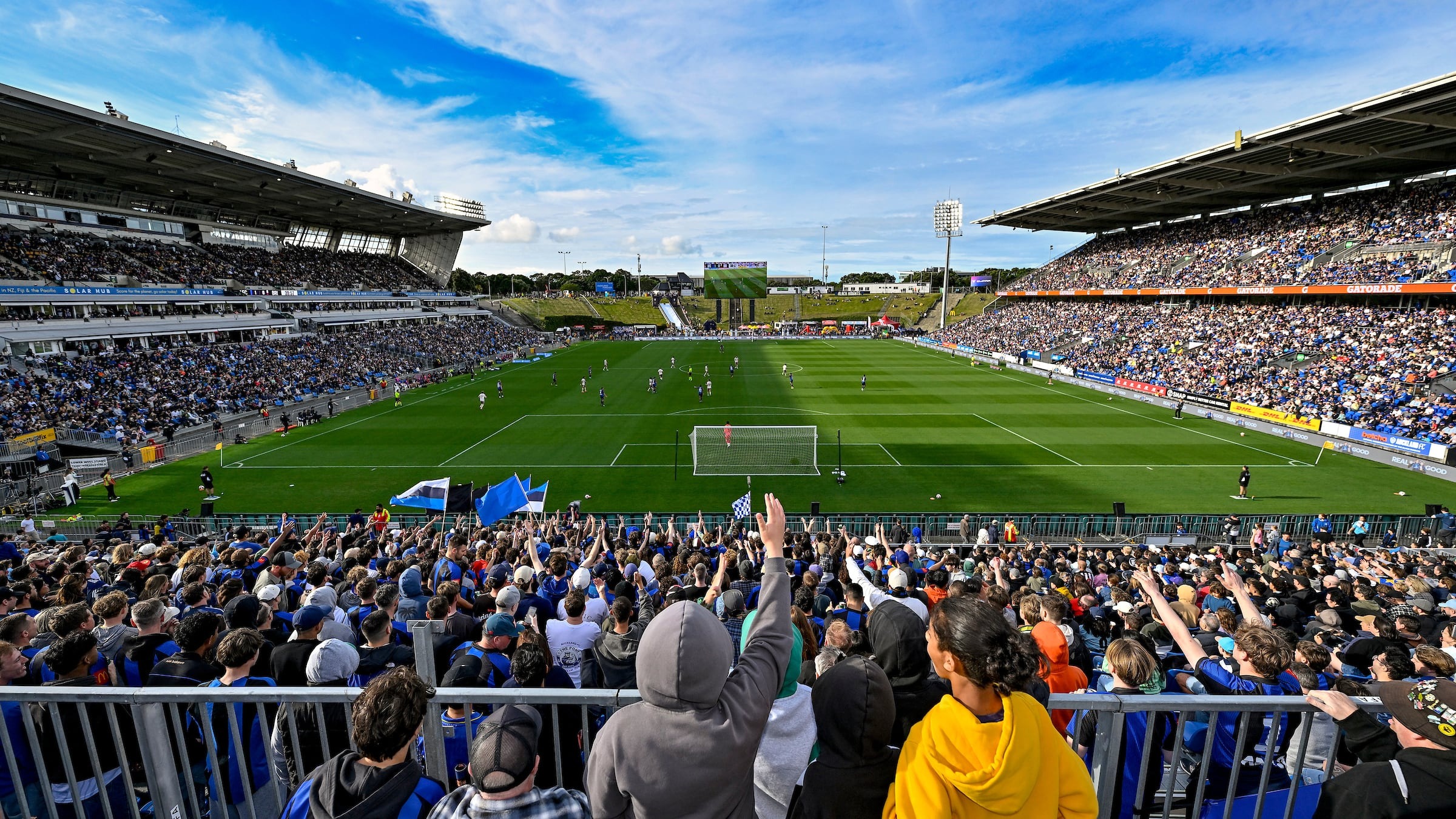 General view of fans and supporters.