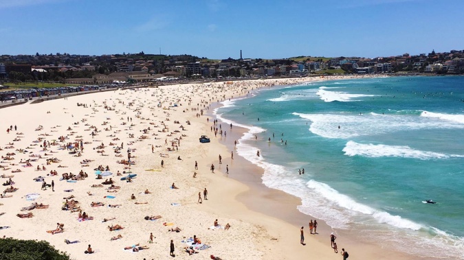 A tsunami warning has hit close to home for Sydneysiders after visitors to the city's iconic Bondi Beach were forced to evacuate on Saturday night. Photo / Getty Images
