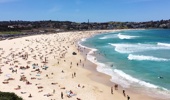 A tsunami warning has hit close to home for Sydneysiders after visitors to the city's iconic Bondi Beach were forced to evacuate on Saturday night. Photo / Getty Images
