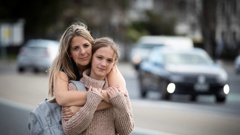 Louise Sutherland with daughter Grace, 12. (Photo / Jason Oxenham)