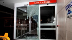 A group broke into St Luke's shopping mall in Auckland overnight. Photo / Hayden Woodward