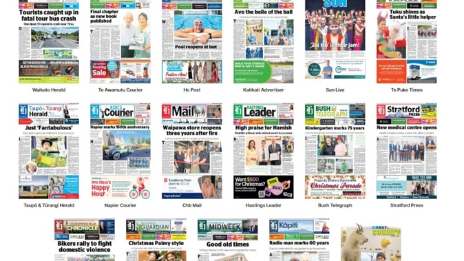 Fourteen of NZME's community newspapers will close this month. The Waikato Herald (which is part of NZ Herald); The Weekend Sun and Coast & Country will be retained.