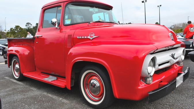 A 1956 Ford F-100 similar to that which has been the focus of a five-year legal fight between buyer Gary James Brown and seller Sergy Minenko.