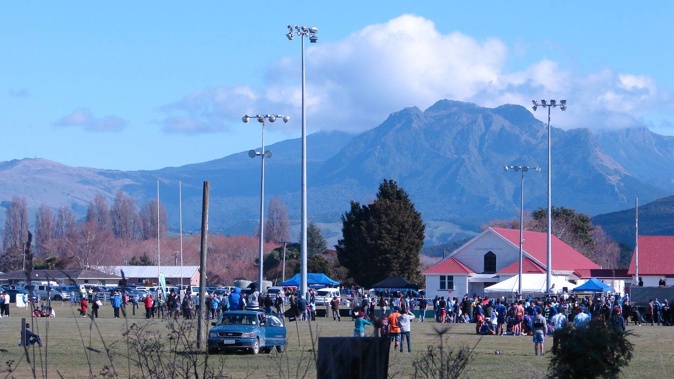 Win or lose, fans show their passion for their team whenever Ngāti Porou East Coast play at Ruatoria's Whakarua Park. (Photo / Neil Reid)