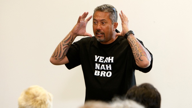 Mike King is defending his claims alcohol is a solution to mental illnesses. Photo / Michael Cunningham