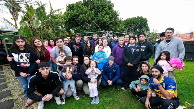 Migrants from South American countries say they were not given the jobs or hours promised to them by Buildhub. Photo / Alex Burton