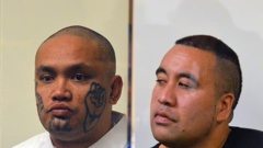 Robert Richards (left) and Royden Haenga are jointly charged with the murder of Hori Gage. Photo / Jeremy Wilkinson